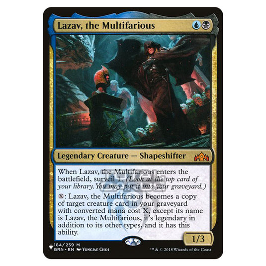 Magic The Gathering - The List - Lazav, the Multifarious - 216/348