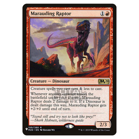 Magic The Gathering - The List - Marauding Raptor - 145/348