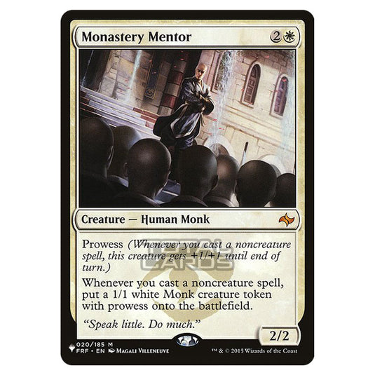 Magic The Gathering - The List - Monastery Mentor - 25/348