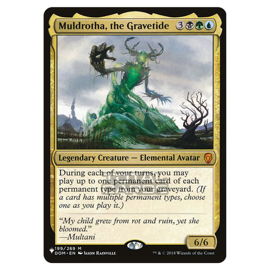 Magic The Gathering - The List - Muldrotha, the Gravetide - 220/348