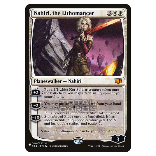 Magic The Gathering - The List - Nahiri, the Lithomancer - 26/348