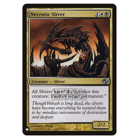 Magic The Gathering - The List - Necrotic Sliver - 221/348