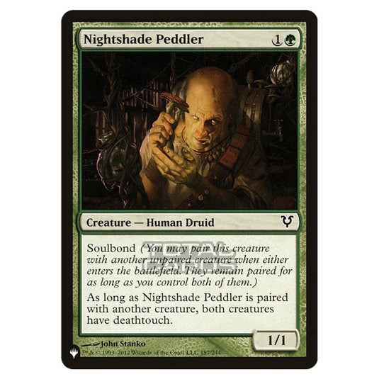 Magic The Gathering - The List - Nightshade Peddler - 184/348