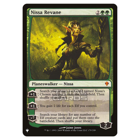 Magic The Gathering - The List - Nissa Revane - 185/348 Magic The Gathering - The List - Nissa Revane - 185/348