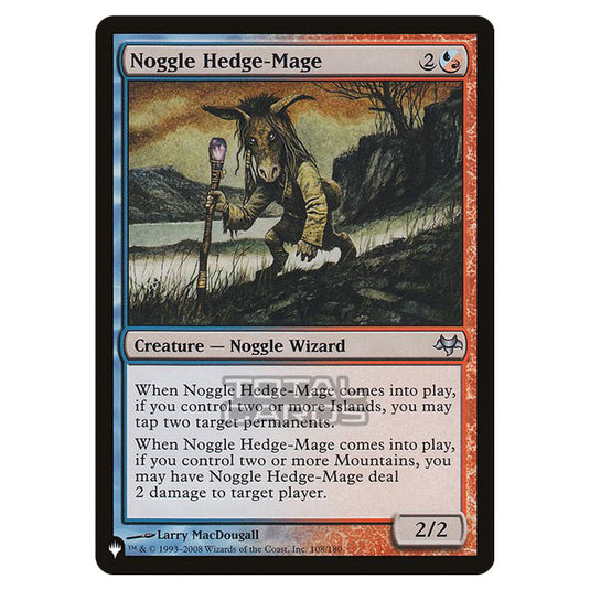 Magic The Gathering - The List - Noggle Hedge-Mage - 237/348