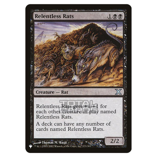 Magic The Gathering - The List - Relentless Rats - 112/348