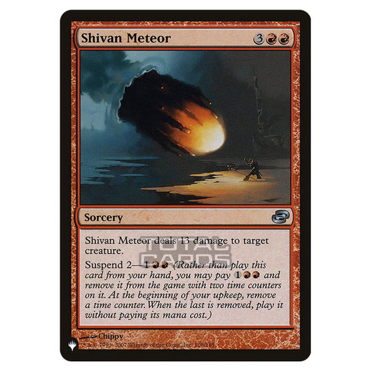 Magic The Gathering - The List - Shivan Meteor - 153/348