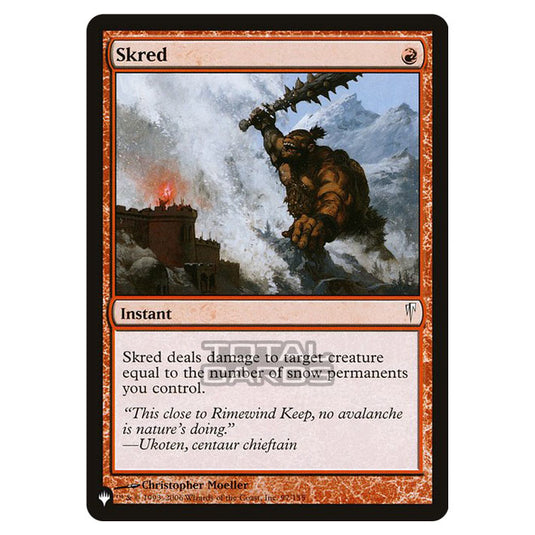 Magic The Gathering - The List - Skred - 155/348