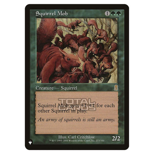 Magic The Gathering - The List - Squirrel Mob - 195/348