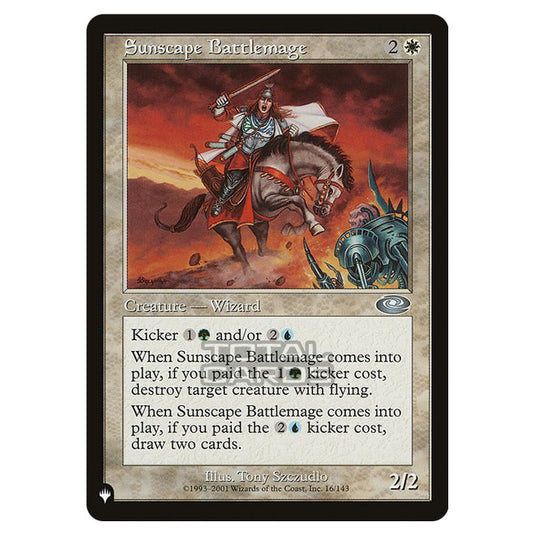 Magic The Gathering - The List - Sunscape Battlemage - 37/348