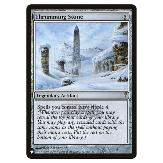 Magic The Gathering - The List - Thrumming Stone - 275/348