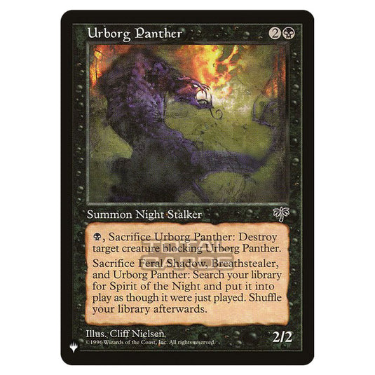 Magic The Gathering - The List - Urborg Panther - 117/348