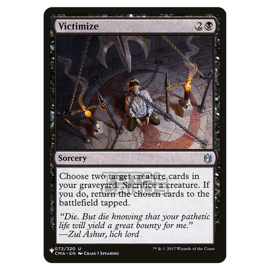 Magic The Gathering - The List - Victimize - 120/348