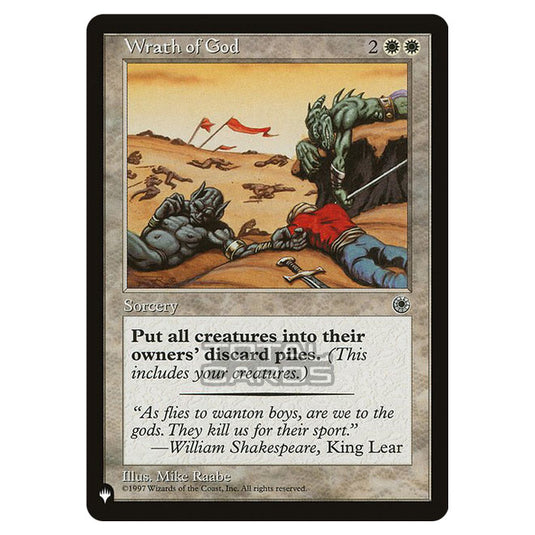 Magic The Gathering - The List - Wrath of God - 43/348