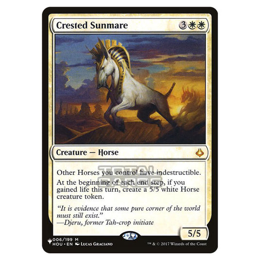 Magic The Gathering - The List - Crested Sunmare - 303/348