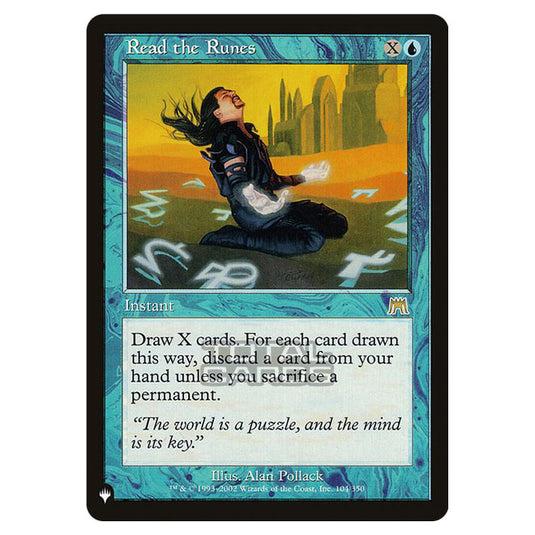 Magic The Gathering - The List - Read the Runes - 314/348