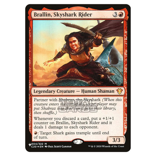 Magic The Gathering - The List - Brallin, Skyshark Rider - 319/348