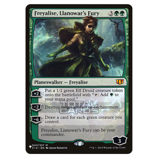 Magic The Gathering - The List - Freyalise, Llanowar's Fury - 326/348