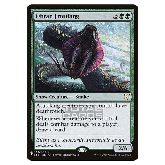 Magic The Gathering - The List - Ohran Frostfang - 329/348