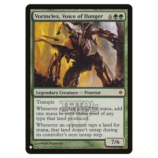 Magic The Gathering - The List - Vorinclex, Voice of Hunger - 332/348