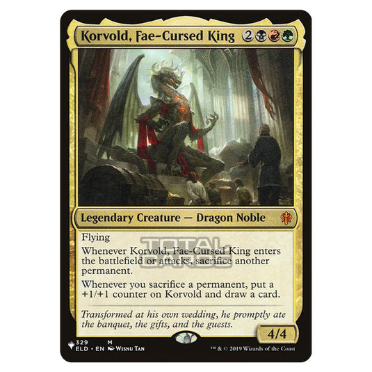 Magic The Gathering - The List - Korvold, Fae-Cursed King - 336/348