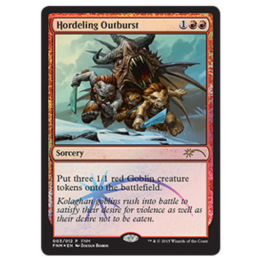 Magic The Gathering - Hordeling Outburst - Foil - Promo 003/012