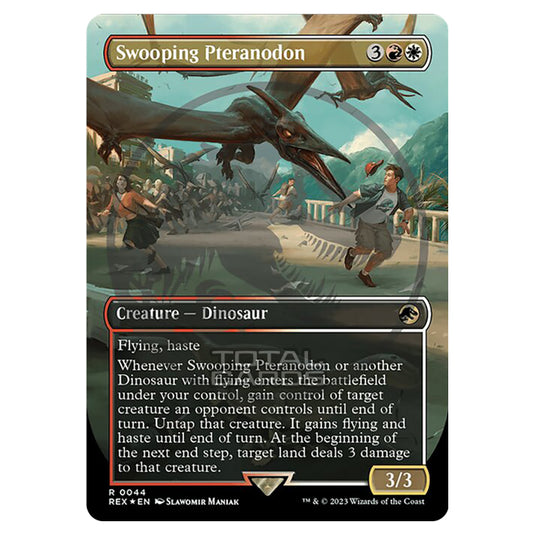 Magic The Gathering - The Lost Caverns of Ixalan - Jurassic World Collection - Swooping Pteranodon (Embossed Foil Card) - 0044