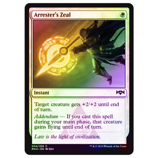 Magic The Gathering - Ravnica Allegiance - Arrester's Zeal - 4/273 (Foil)