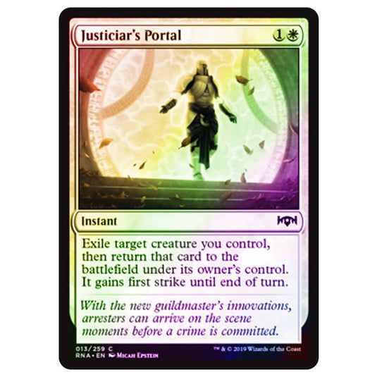 Magic The Gathering - Ravnica Allegiance - Justiciar's Portal - 13/273 (Foil)