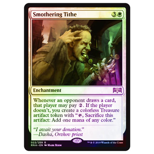 Magic The Gathering - Ravnica Allegiance - Smothering Tithe - 22/273 (Foil)