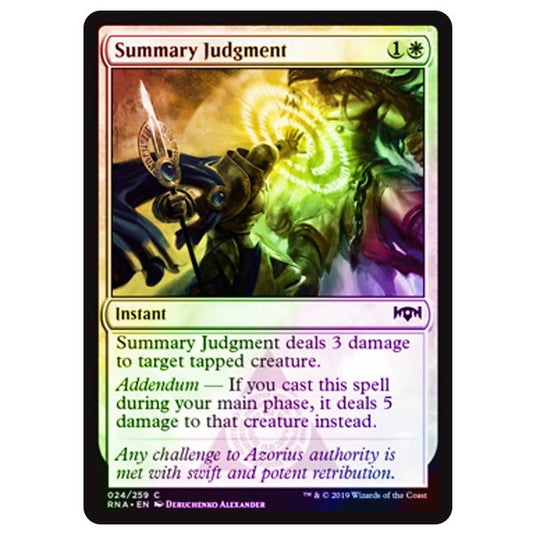 Magic The Gathering - Ravnica Allegiance - Summary Judgment - 24/273 (Foil)