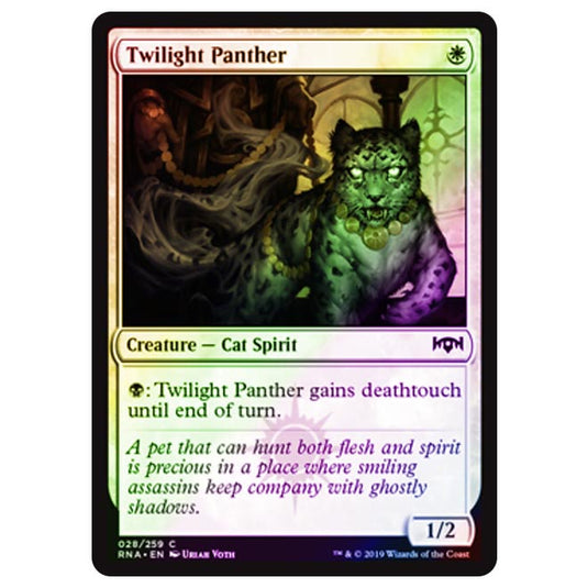 Magic The Gathering - Ravnica Allegiance - Twilight Panther - 28/273 (Foil)