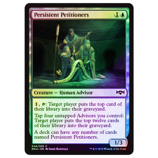 Magic The Gathering - Ravnica Allegiance - Persistent Petitioners - 44/273 (Foil)