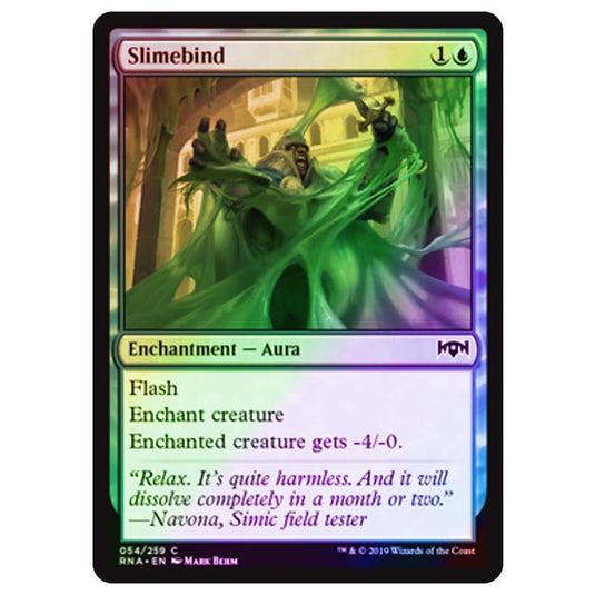 Magic The Gathering - Ravnica Allegiance - Slimebind - 54/273 (Foil)