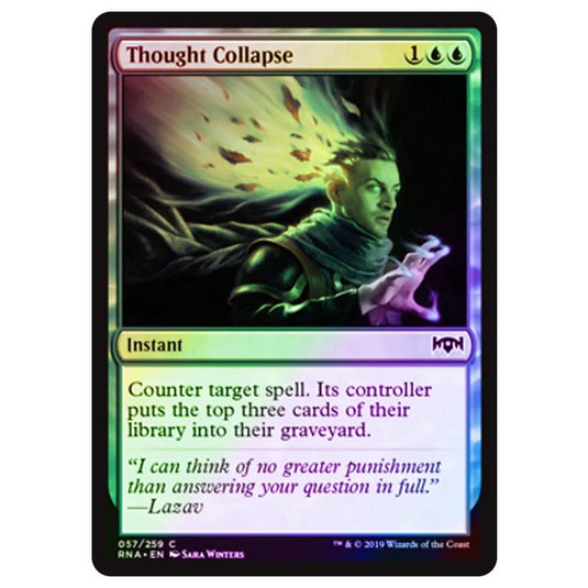 Magic The Gathering - Ravnica Allegiance - Thought Collapse - 57/273 (Foil)