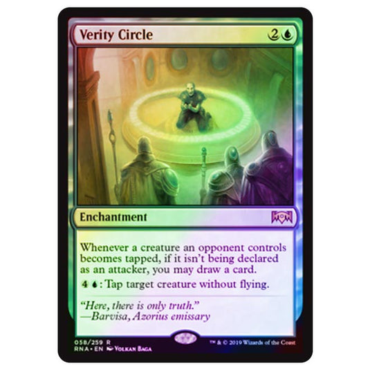 Magic The Gathering - Ravnica Allegiance - Verity Circle - 58/273 (Foil)