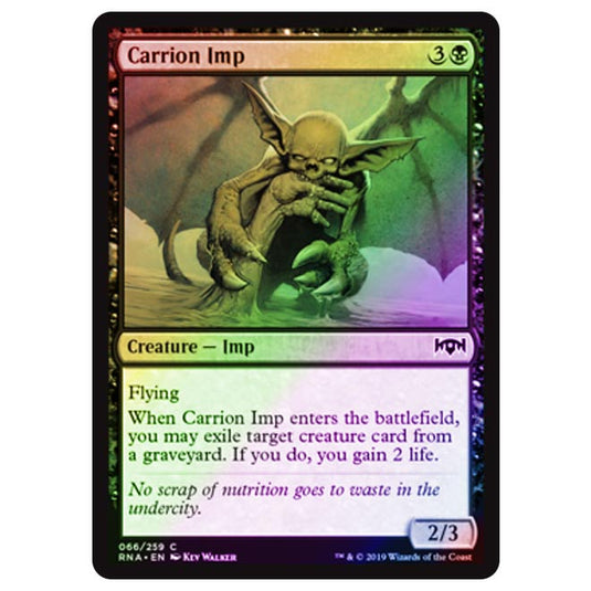 Magic The Gathering - Ravnica Allegiance - Carrion Imp - 66/273 (Foil)