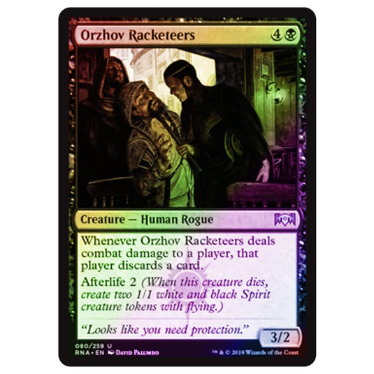 Magic The Gathering - Ravnica Allegiance - Orzhov Racketeers - 80/273 (Foil)