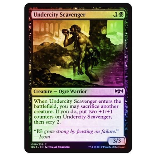 Magic The Gathering - Ravnica Allegiance - Undercity Scavenger - 88/273 (Foil)