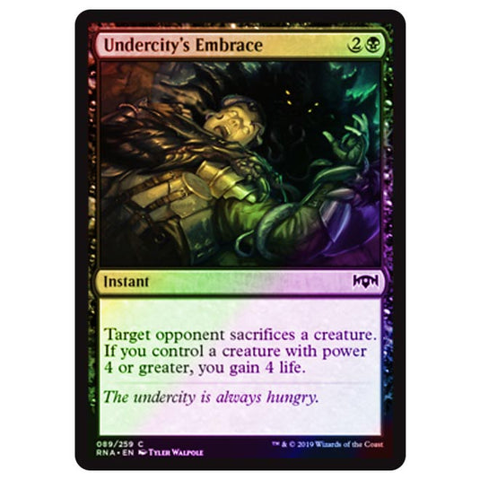 Magic The Gathering - Ravnica Allegiance - Undercity's Embrace - 89/273 (Foil)