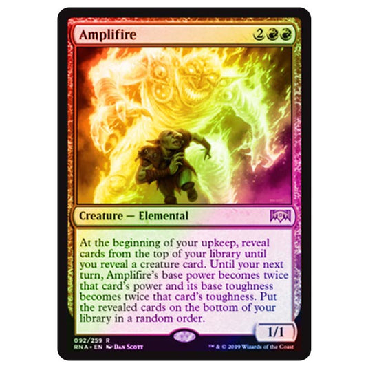 Magic The Gathering - Ravnica Allegiance - Amplifire - 92/273 (Foil)