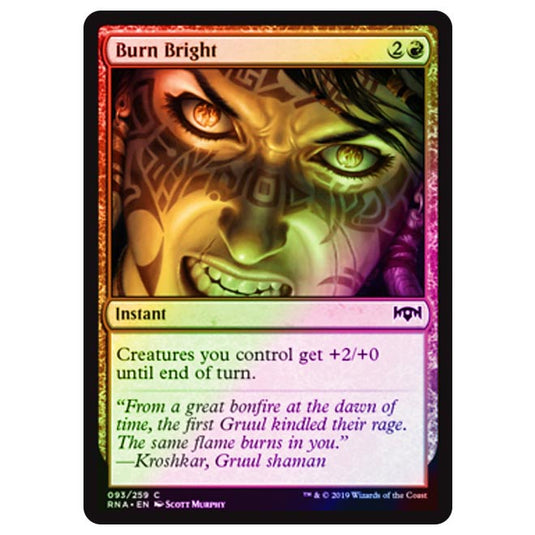 Magic The Gathering - Ravnica Allegiance - Burn Bright - 93/273 (Foil)