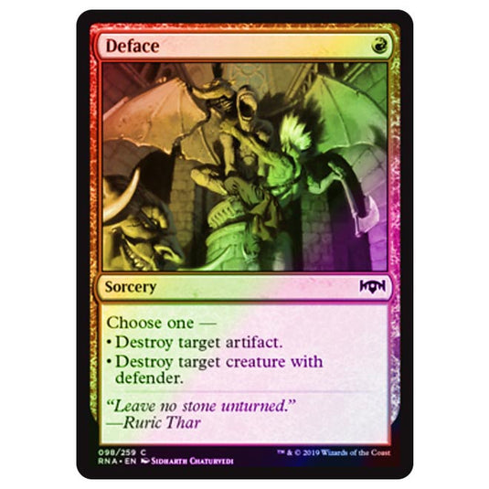 Magic The Gathering - Ravnica Allegiance - Deface - 98/273 (Foil)