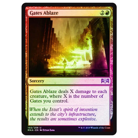 Magic The Gathering - Ravnica Allegiance - Gates Ablaze - 102/273 (Foil)