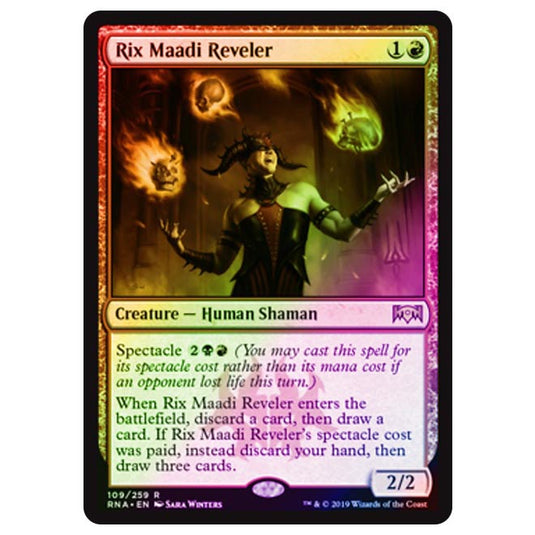 Magic The Gathering - Ravnica Allegiance - Rix Maadi Reveler - 109/273 (Foil)