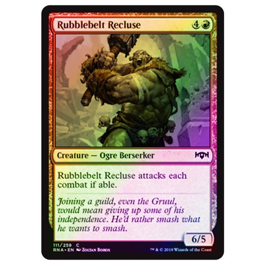 Magic The Gathering - Ravnica Allegiance - Rubblebelt Recluse - 111/273 (Foil)