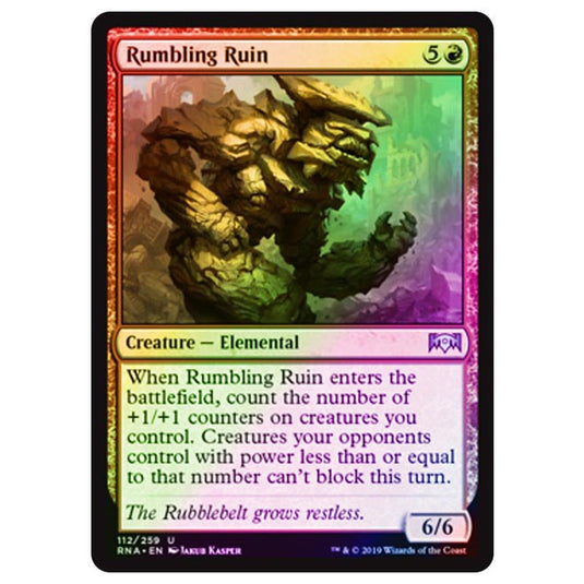 Magic The Gathering - Ravnica Allegiance - Rumbling Ruin - 112/273 (Foil)