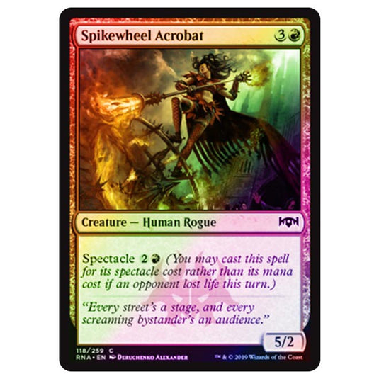 Magic The Gathering - Ravnica Allegiance - Spikewheel Acrobat - 118/273 (Foil)