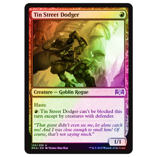 Magic The Gathering - Ravnica Allegiance - Tin Street Dodger - 120/273 (Foil)