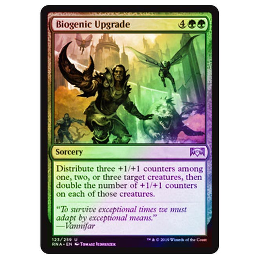 Magic The Gathering - Ravnica Allegiance - Biogenic Upgrade - 123/273 (Foil)